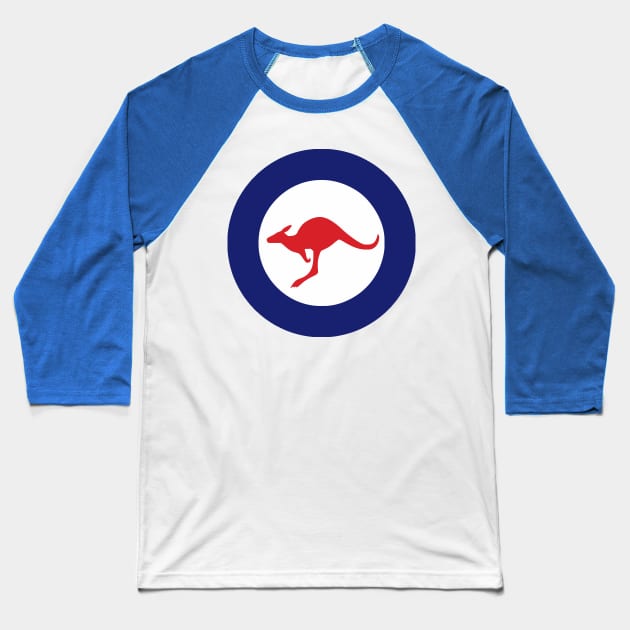 Royal Australian Air Force Baseball T-Shirt by MBK